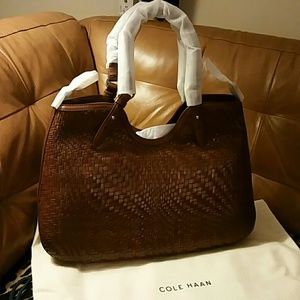 Cole Haan Large Leather Tote Bag
